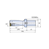 TOP-2XD-CA (DIA 51-80) Large diameter drills with cartridges, square inserts and setting plates for diameter adjustment in drilling depth of 2xD - Big-tools Industrial Supply Tools for Metal Cutting